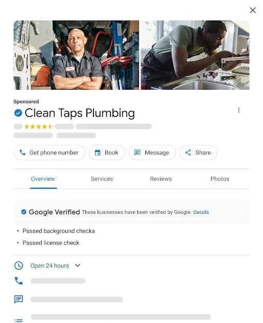 googl lsa example